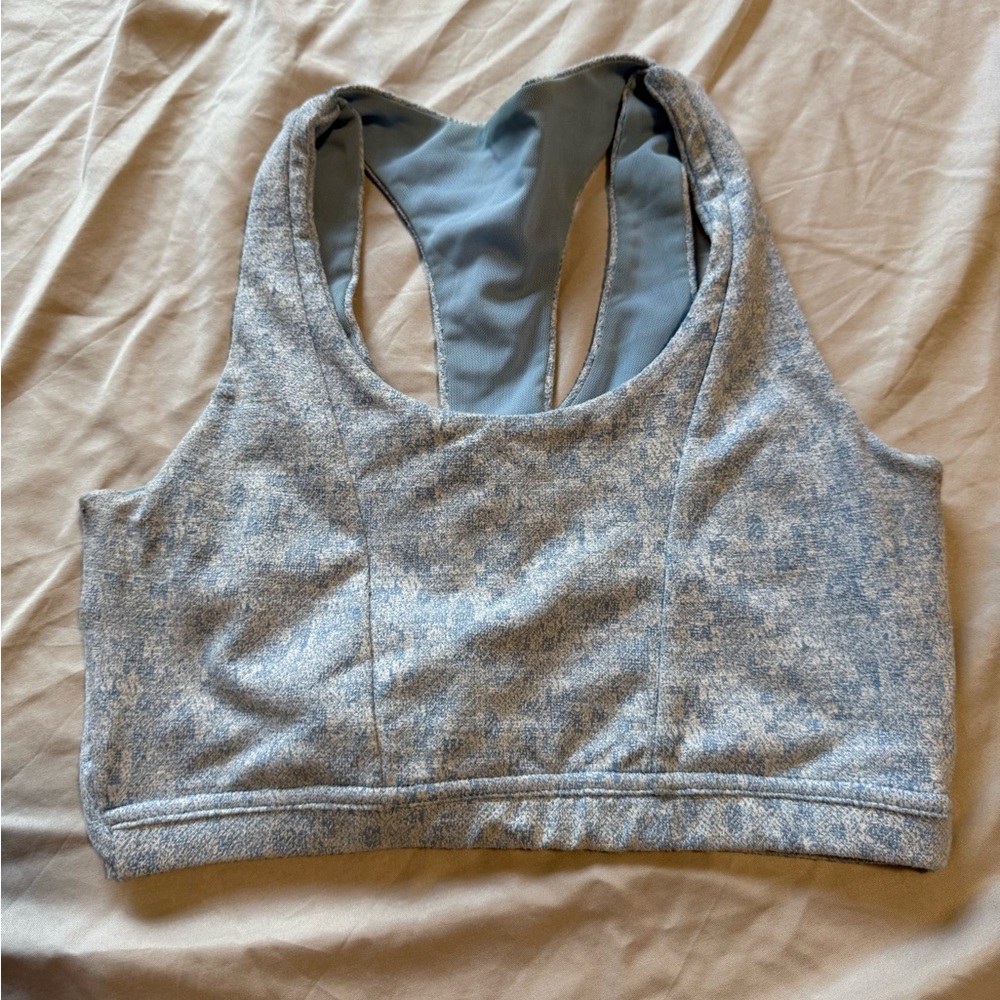 Gymshark blue Sports Bra with Racerback Design